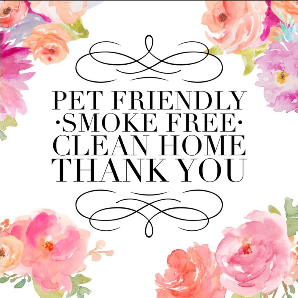 Pet friendly. Clean home